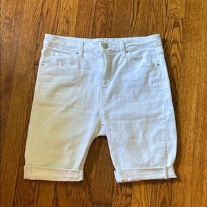 Topshop White Jean Shorts for Men